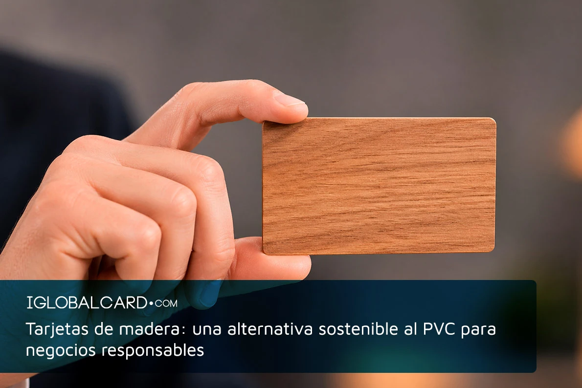 Tarjetas de madera: alternativa sostenible al pVP