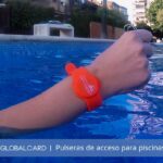 Pulseras de silicona para control de acceso a piscinas