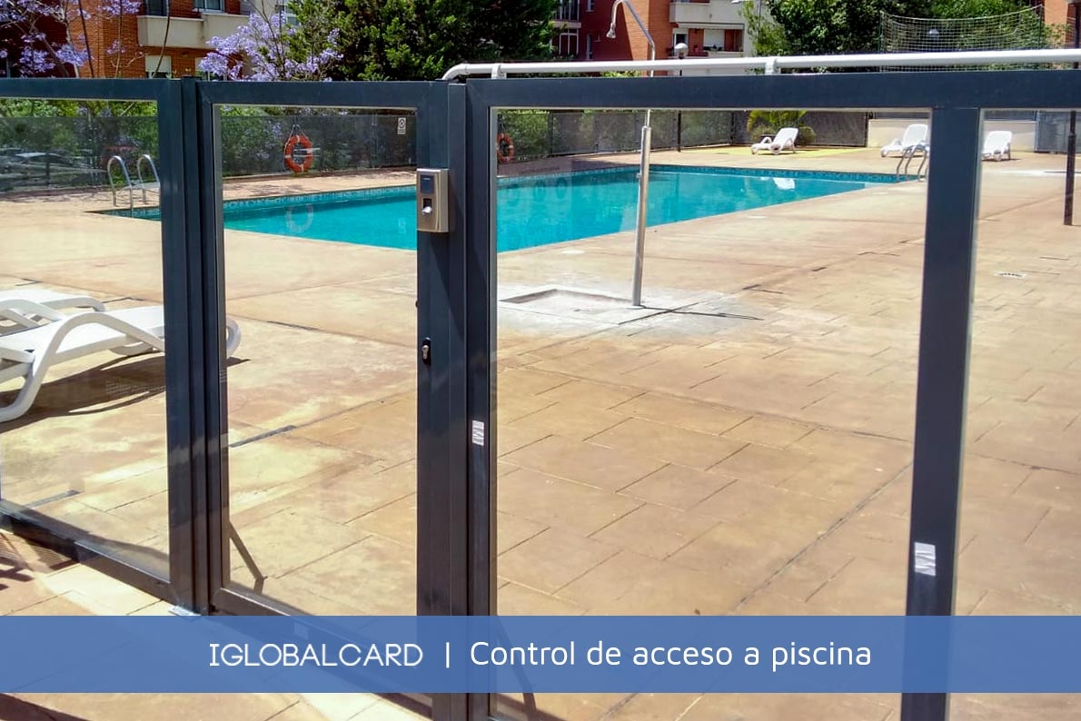 Terminal EM-45 de control de acceso a piscina