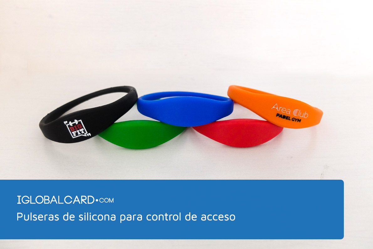 Pulseras de silicona para control de acceso