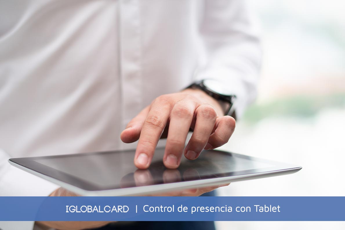 Control de presencia de los trabajadores con tablet