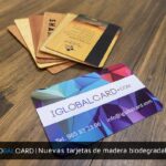 Tarjetas de madera biodegradables para empresas, clubs y asociaciones