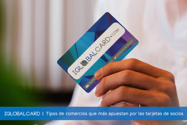 Tarjetas de socio para diferentes tipos de comercios