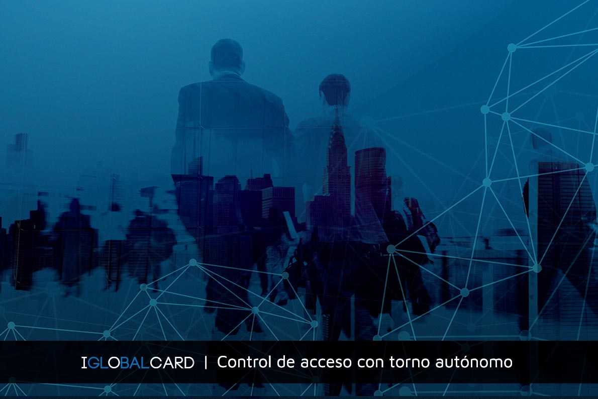 Torno autónomo para control de acceso y aforos en recintos de gran capacidad