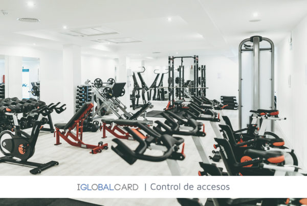 Torno de control de acceso a gimnasio
