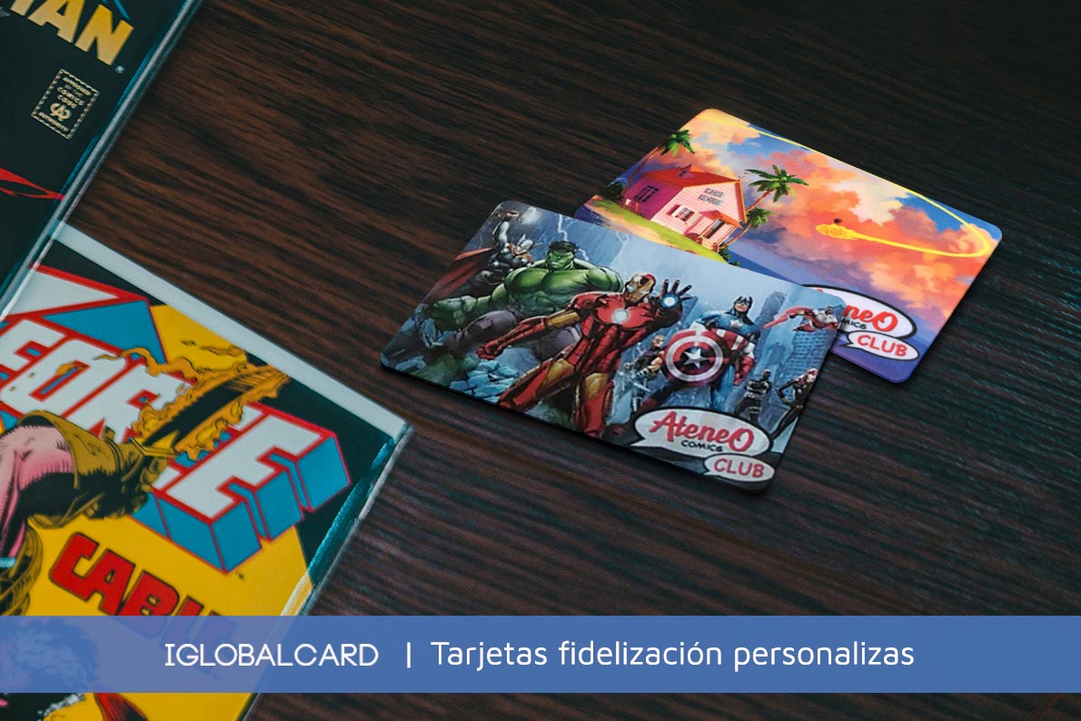 Tarjetas de socios para fidelizar clientes de tiendas de cómic